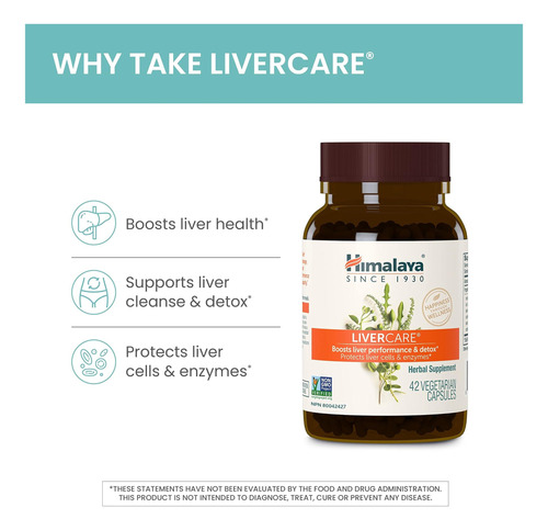 Himalaya Livercare, Limpeza E Desintoxicação Do Fígado, À De - Imagem 3