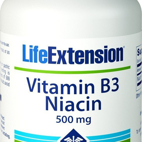 Life Extension - Niacina B3 500 Mg - 100