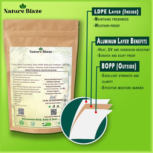 Nature Blaze Musli Branco Natural Blaze 113g - Imagem 4