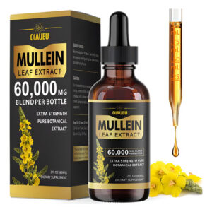 Gotas De Mulleina Para Pulmões, Extrato Natural De Folha De