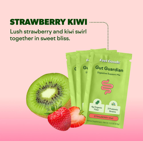 Pacote De 15 Suplementos Feel Goods Gut Guardian Organic Fib - Imagem 5