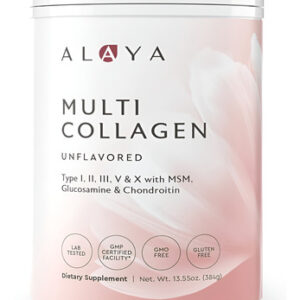 Colágeno Em Pó Alaya Multi Tipo I, Ii, Iii, V, X 40 Porções