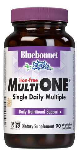 Cápsulas Vegetais Bluebonnet Nutrition Multi One (sem Ferro) - Imagem 7