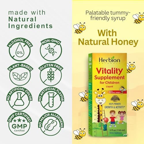Suplemento De Vitalidade Herbion Naturals Para Crianças - Pr - Imagem 16
