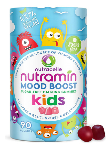 Nutramin Kids Mood Boost Vegam Vitamin Gummy: Suplemento Cal - Imagem 9
