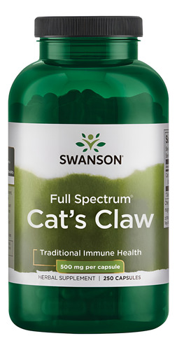 Swanson Devil"s Claw 500 Mg - 250 Cápsulas