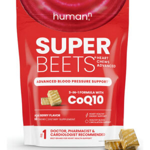 Humann Superbeets Heart Chews Advanced 100mg De Coq10 Mais E