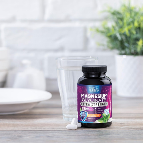 Suplemento Health Nutrition Naturals Magnésio Glicinato 250 - Imagem 8