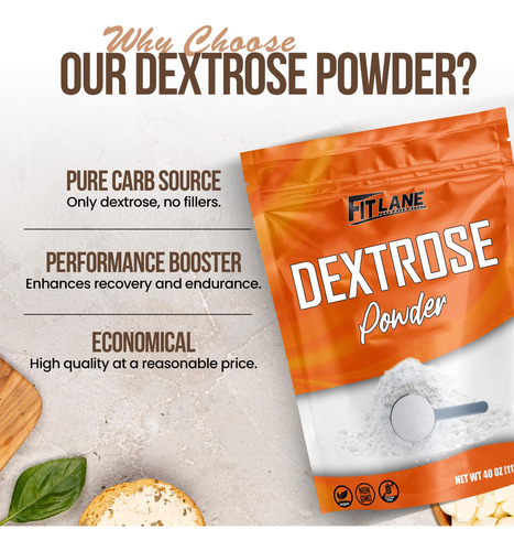 Dextrose Em Pó Fit Lane Nutrition 1,13 Kg - Produto Comestív - Imagem 5