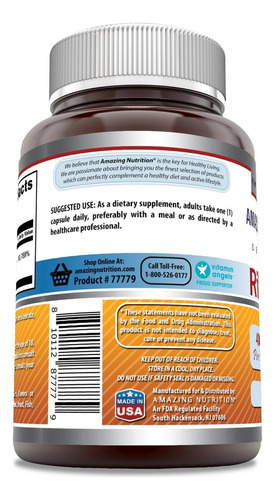 Cápsulas De Riboflavina 400 Mg Da Amazing Nutrition - 3 - Imagem 12