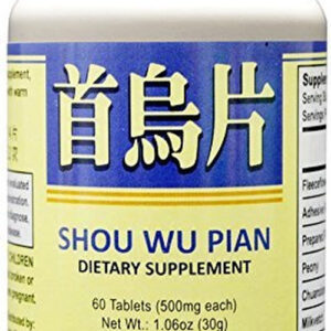 Suplemento De Ervas Lao Wei Fleeceflower 500 Mg 60 Comprimid