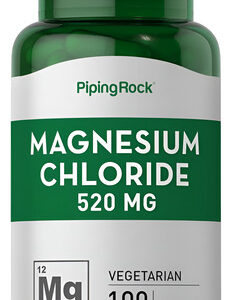Cloreto De Magnésio Piping Rock 520mg 100
