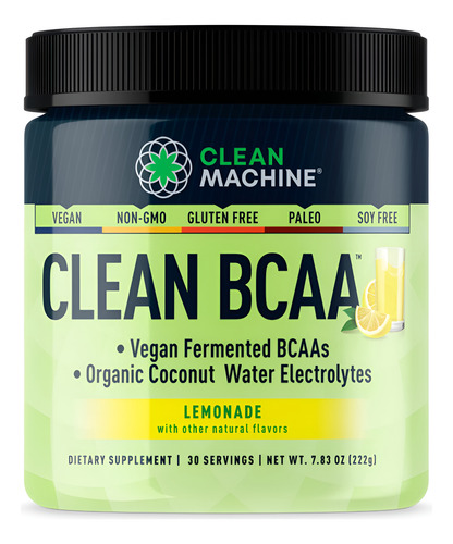 Suplemento Clean Bcaa 2:1:1 De Origem Alimentar Com Água De