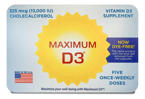 Maximum D3 D3 13.000 Ui, 5 Cápsulas (suprimento De 5 - Imagem 8