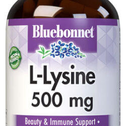 Suplemento Bluebonnet Nutrition L-lisina 500 Mg 100 Cápsulas