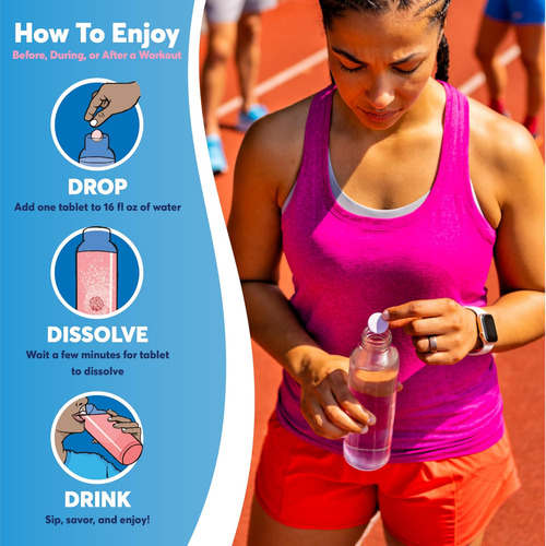 Comprimidos De Eletrólitos Nuun Sport + Cafeína - Dissolvíve - Imagem 12