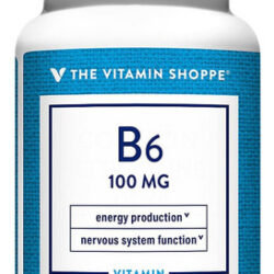 The Vitamin Shoppe Vitamin Shoppe B6 100mg (100 Cápsulas)