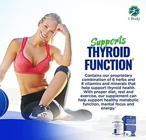 Suplemento De Suporte Corporal Para Tireoide 1 Para Mulheres - Imagem 7