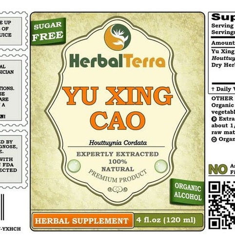 Herbal Terra Llc Tintura De Yu Xing Cao 20x120 Ml