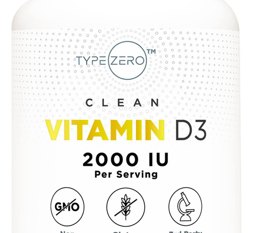 Vitamina D3 Tipo Zero 2000 Ui - 240 Cápsulas Gelatinosas Sem - Imagem 4