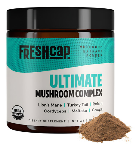 Suplemento Freshcap Ultimate Mushroom Complex Powder 60 Serv