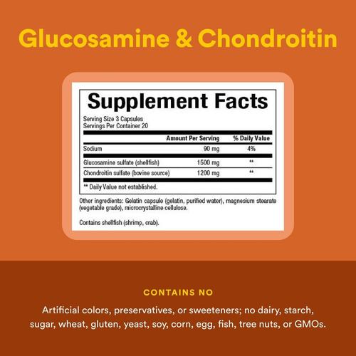 Fatores Naturais Glucosamina E Condroitina Para - Imagem 2