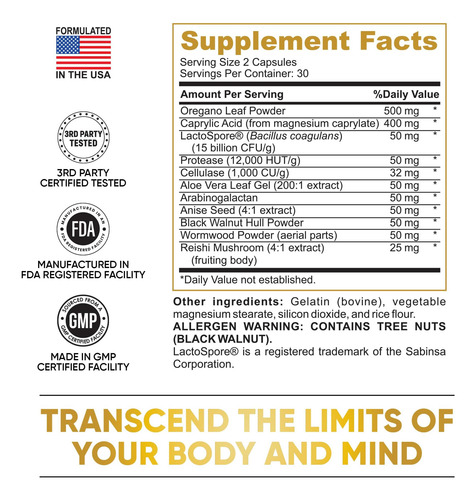 Pure Peak Candida Cleanse - Apoio Ao Intestino E Do Cólon (6 - Imagem 5