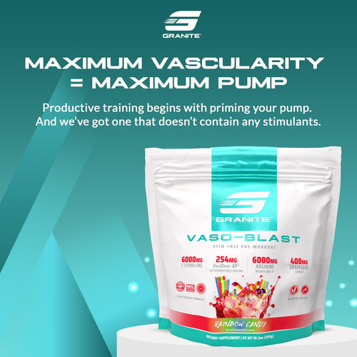 Suplementos De Granito Pré-treino Vaso Blast Rainbow Candy 2 - Imagem 2