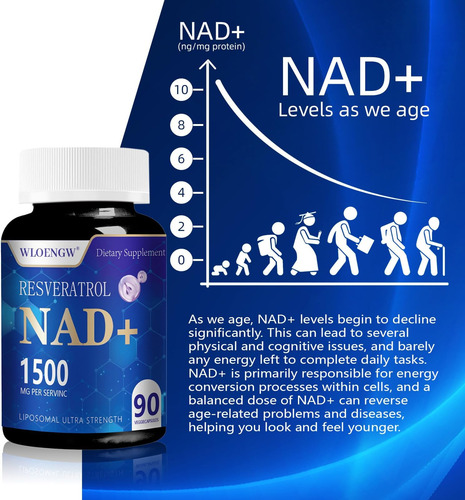 Wlongw Novo Nad Suplemento - Suplemento Lipossomal Nad+ Com - Imagem 8