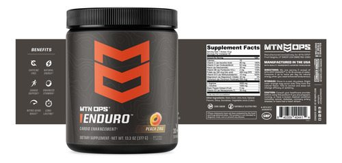 Suplemento Mtn Ops Enduro Óxido Nítrico Sabor Peach Zing - Imagem 16