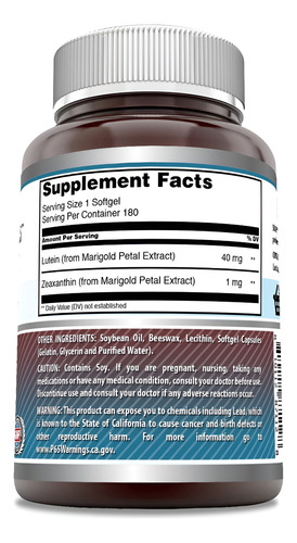 Nutrição Incrível Fórmulas Incríveis De Luteína E Vitamina C
