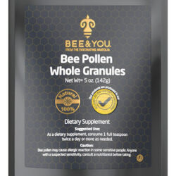 Grânulos De Pólen De Abelha 100% Puro Bee & You - 5 Oz