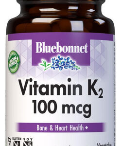 Suplemento Bluebonnet De Vitamina K2 100mcg 50 Cápsulas Vege