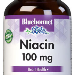 Suplemento Bluebonnet Niacina 100mg Vitamina B3 Ácido Nicotí