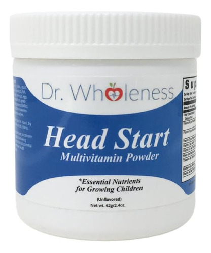 Multivitamínico Em Pó Dr. Wholeness Head Start 60 Porções