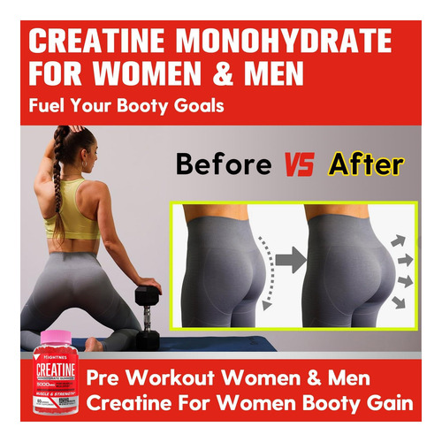 Gommies De Monohidratos De Creatina Para Homens E Mulheres E - Imagem 8