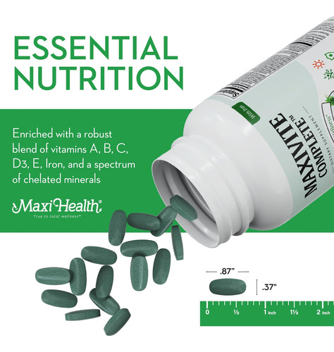 Maxi Health Complete Vitaminas Uma Vez Ao Dia Para Homens E - Imagem 5