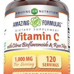 Amazing Nutrition Vitamina C 1000 Mg Com Rosa Mosqueta E