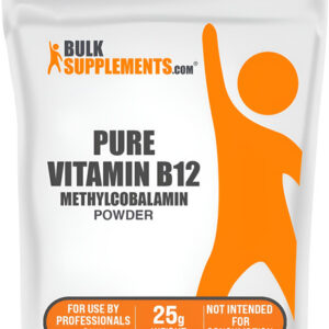 Pó De Vitamina B12 Metilcobalamina Pura Da Bulksupplements