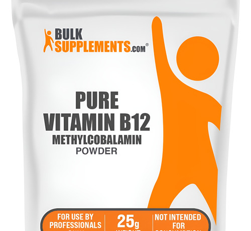 Pó De Vitamina B12 Metilcobalamina Pura Da Bulksupplements