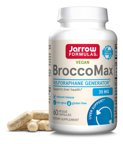 Jarrow Formulas Broccomax 35 Mg, Suplemento Dietético, Supor