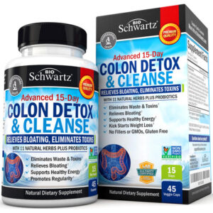 Limpador De Cólon E Desintoxicação Bioschwartz 15 Dias 45 Cá