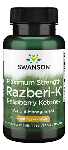 Swanson Razberi-k 500 Mg 60 Cápsulas Vegetais