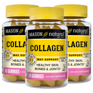 Gummies De Colágeno Natural De Mason Suporta Pele Saudável,
