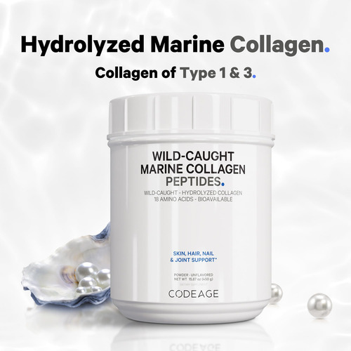 Codeage Marine Collagen Powder - Peptídeos De Colágeno De Pe - Imagem 4