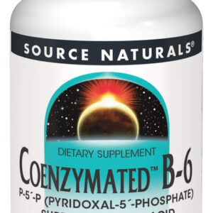 Source Naturals Coenzima Vitaminas B-6 25mg Sublingual