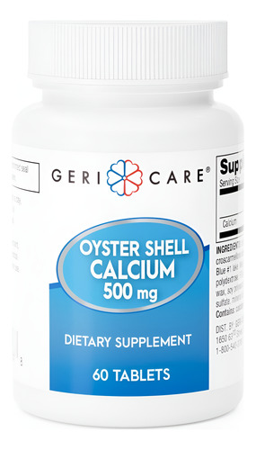 Gericare Gericare Oyster Shell Cálcio 500 Mg, 60 - Imagem 7