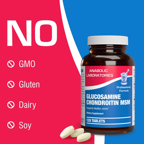 Anabolic Laboratories Glucosamina Condroitina Msm Suplemento - Imagem 5