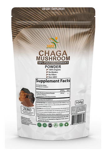 Smshealthproducts.com Extrato De Chaga Em Pó 100g