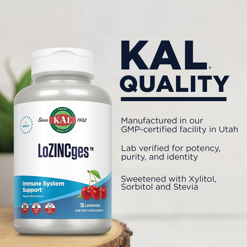 Kal 13 Mg Pastilhas Cereja, 75 Unidades - Imagem 3